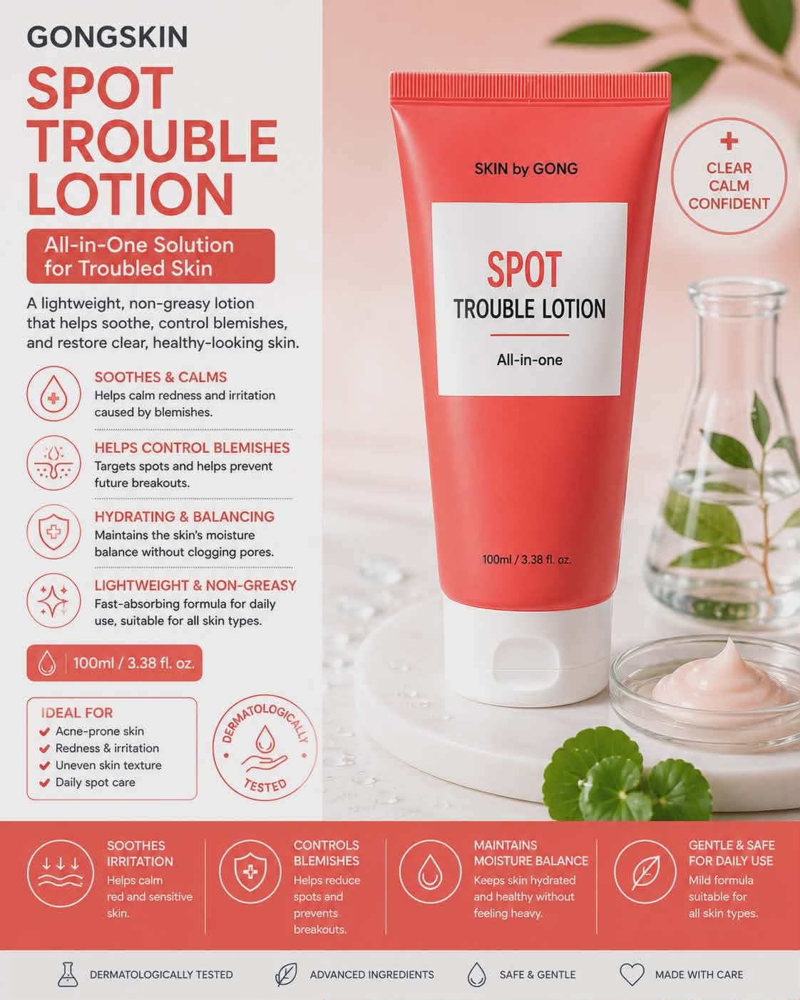GONGSKIN Spot Trouble Lotion